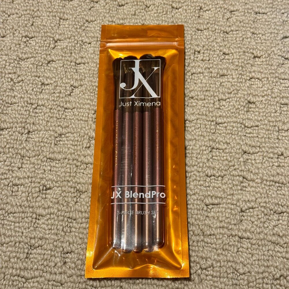 New 5 Piece Makeup Cosmetic Brush Set JX Just Ximena